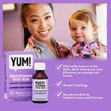 Multivitamin with Iron Pediatric Drops for Newborn Kids | NovaFerrum