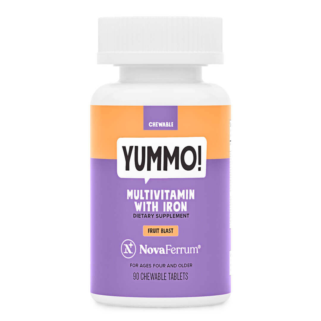 NovaFerrum Yummo – Chewable Multivitamin with Iron Tablets 