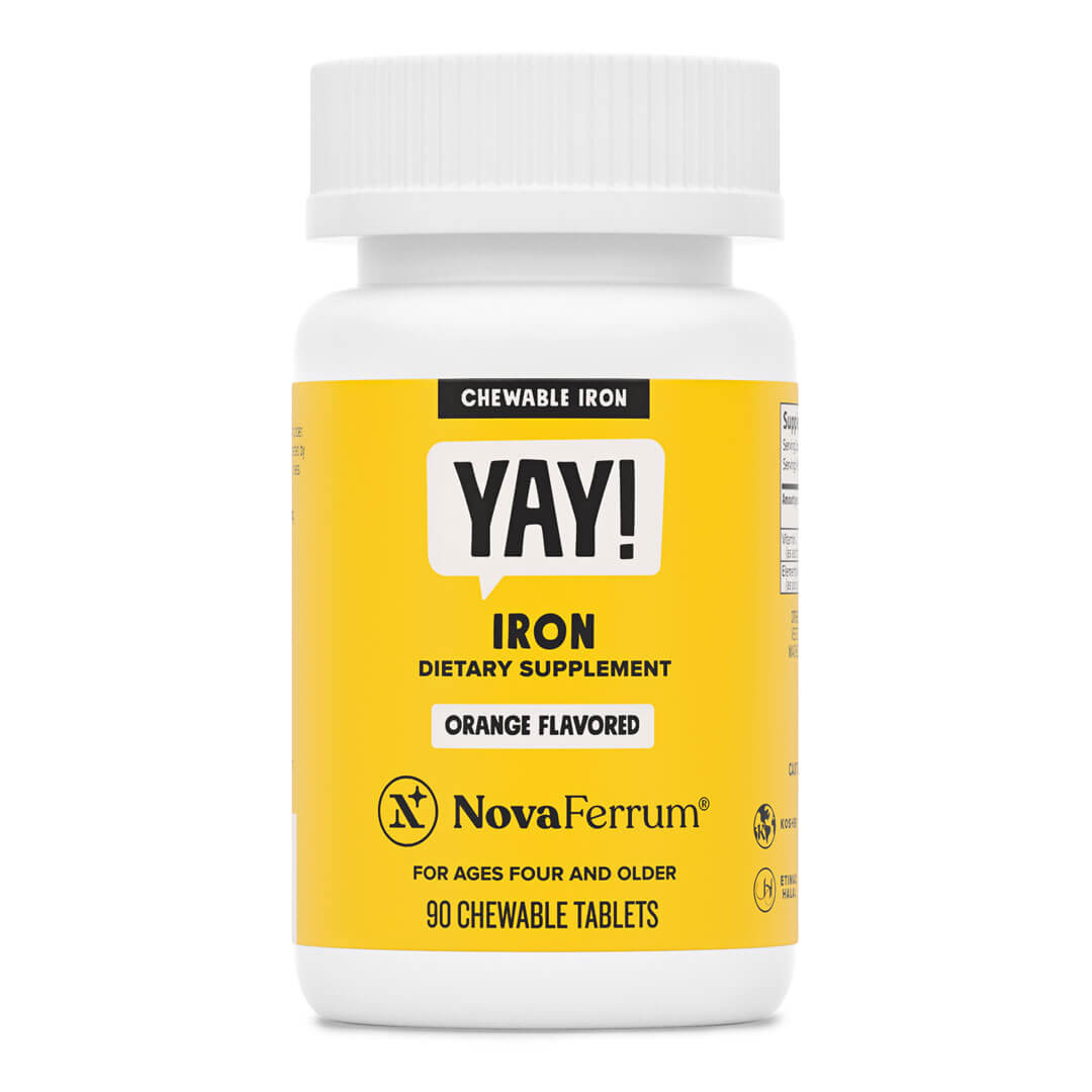 NovaFerrum YAY – 18mg Chewable Iron Supplement