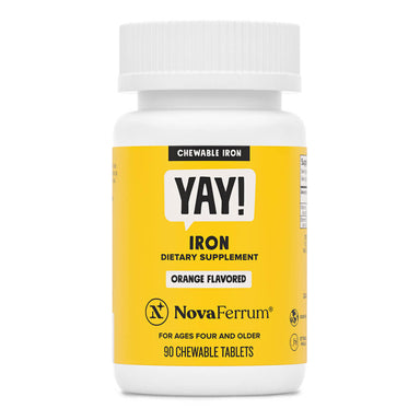 NovaFerrum YAY – 18mg Chewable Iron Supplement