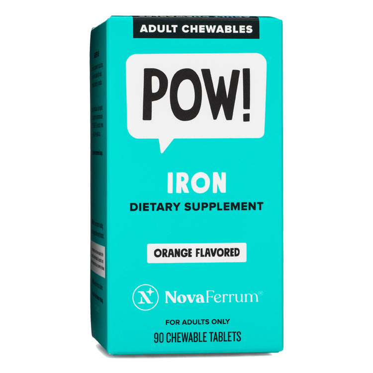 NovaFerrum POW – 36mg Chewable Iron Supplement 