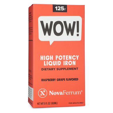 25mg High Potency Liquid Iron Supplement for Adults